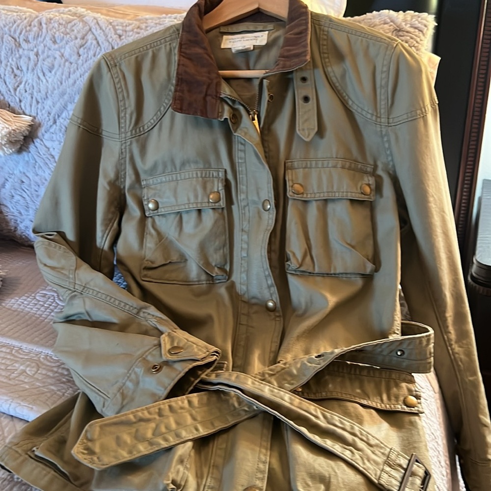 RALPH LAUREN hunter green utility jacket